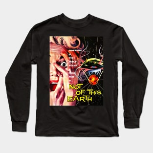 Classic Science Fiction Movie Poster - Not of This Earth Long Sleeve T-Shirt